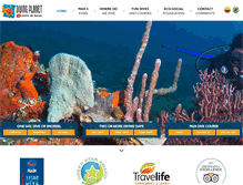 Tablet Screenshot of divingplanet.org